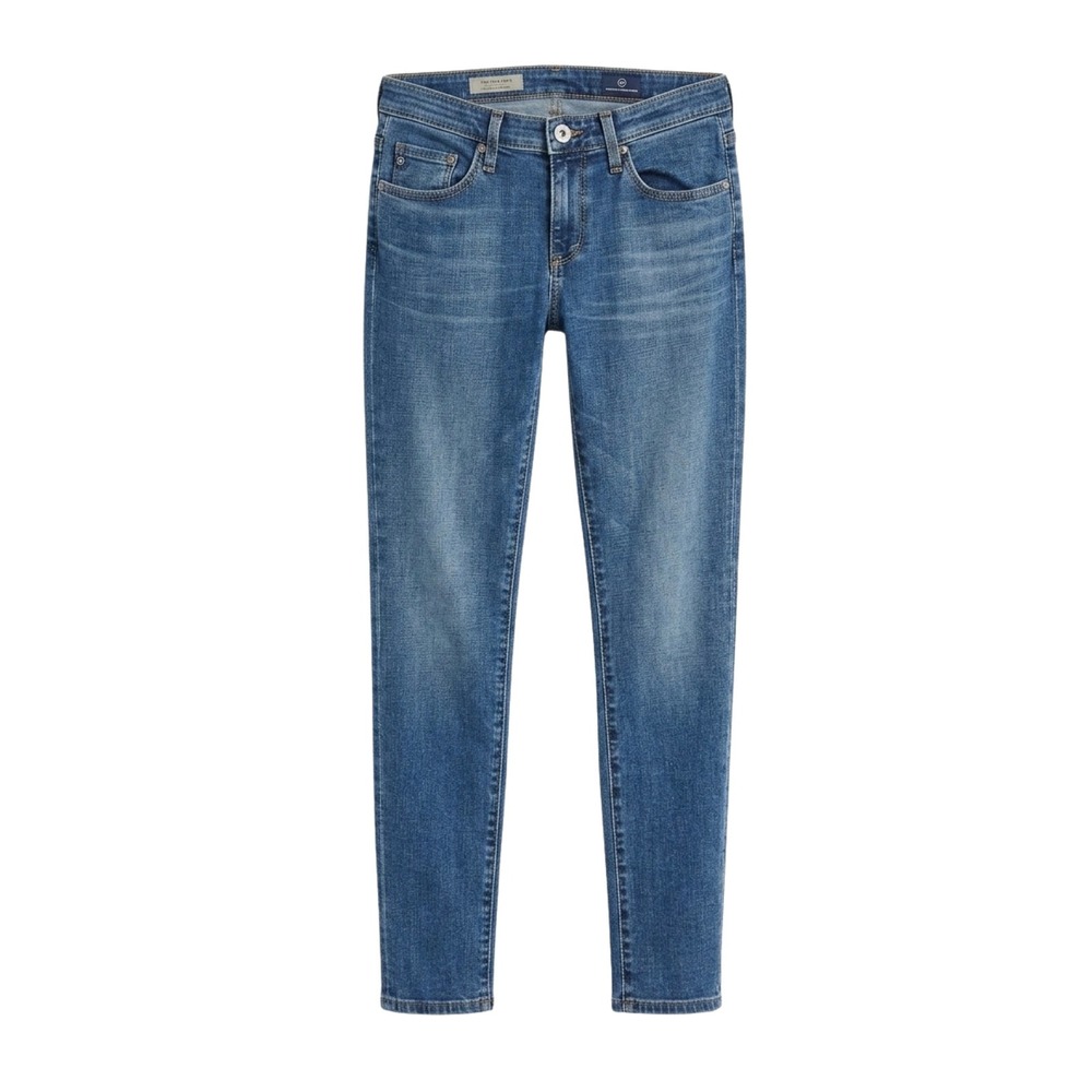 AG Adriano Goldschmied The Stevie Ankle Slim Straight Jeans Blue Womens Size 26R